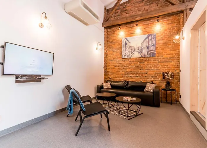 Livingroom 4a Self Check-in 24h Kattowitz